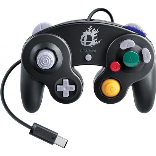 Gamecube Controller Zwart Origineel Super Smash Bros Edition, Games en Spelcomputers, Spelcomputers | Nintendo GameCube, Zo goed als nieuw