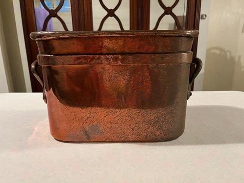 Plat de cuisson - Cuivre - Grande daubière ancienne, Antiek en Kunst, Antiek | Keukengerei