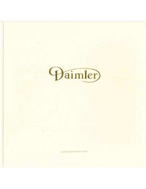 2000 DAIMLER SUPER V8 BROCHURE NEDERLANDS, Boeken, Catalogussen en Folders, Ophalen of Verzenden