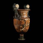 Grande Grèce, Pouilles. Poterie Cratère monumental à volutes