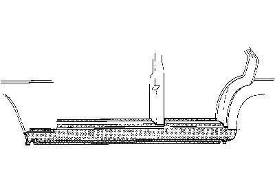 DORPEL RECHTS | Mercedes w115, Auto-onderdelen, Overige Auto-onderdelen, Ophalen of Verzenden