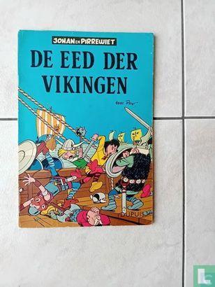 Johan en Pirrewiet - De eed der Vikingen - 1957, Livres, BD, Envoi