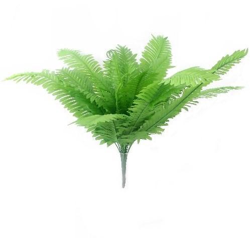 Varen Boston Fern Bush Groen Botanical Style 53 cm, Huis en Inrichting, Woonaccessoires | Kunstplanten en Kunstbloemen, Nieuw