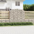 vidaXL Schanskorf gewelfd 200x50x180/200 cm gegalvaniseerd, Tuin en Terras, Verzenden, Nieuw