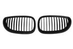 Grillen set | Nieren| BMW 5 serie E60 E61 2003-2010 zwart ma, Auto-onderdelen, Verzenden, Nieuw, BMW