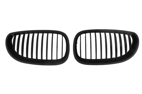 Grillen set | Nieren| BMW 5 serie E60 E61 2003-2010 zwart ma, Auto-onderdelen, Carrosserie, Nieuw, BMW, Verzenden