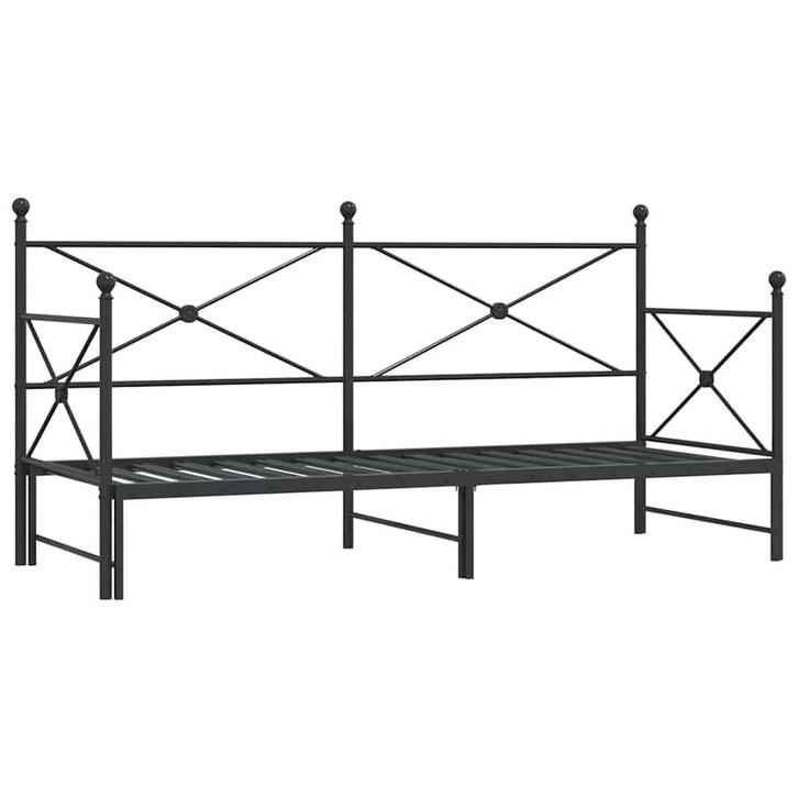 2-in-1 Slaapbank 80x200cm | Tweede Kansje | OP = OP, Huis en Inrichting, Slaapkamer | Slaapbanken, 80 cm, Overige maten, Zwart