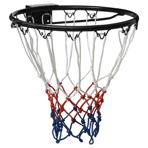 vidaXL Basketbalring 39 cm staal zwart, Sports & Fitness, Basket, Envoi