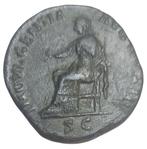 Romeinse Rijk. Antoninus Pius (138-161 n.Chr.). Sestertius, Postzegels en Munten