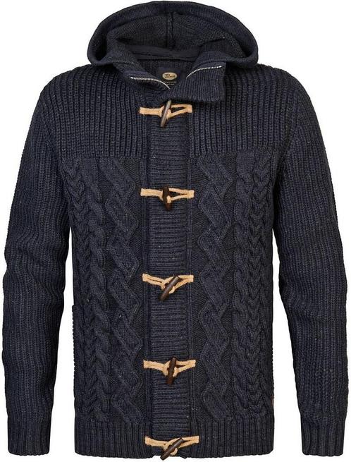 Petrol Kabelvest Portage Navy maat Maat 52/54 (L) Heren, Kleding | Heren, Truien en Vesten, Blauw, Nieuw, Maat 52/54 (L), Verzenden