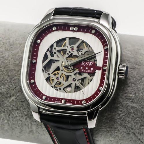 RSW - Le Locle automatic skeleton - RSWA122SK-SL-5 - Zonder, Handtassen en Accessoires, Horloges | Heren