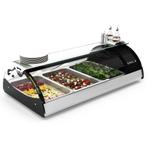 Tapasvitrine | MAXISELF | Zwart/RVS | 3x 1/1 GN | +2°C/+6°C, Zakelijke goederen, Horeca | Keukenapparatuur, Verzenden, Nieuw in verpakking
