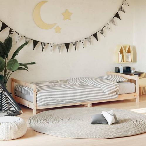 vidaXL Kinderbedframe 90x200 cm massief grenenhout, Kinderen en Baby's, Kinderkamer | Bedden, Nieuw, Verzenden