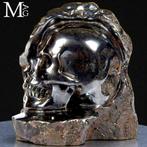 Crâne en hématite – Sculpture sculptée à la main - Hauteur :, Antiquités & Art