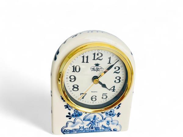 Veiling - Royal Delft hand geverfd - Bureau klok, Verzamelen, Beelden en Beeldjes