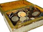 Veiling - Houten Kistje met Muntenverzameling (Treasure Che, Timbres & Monnaies, Monnaies & Billets de banque | Collections