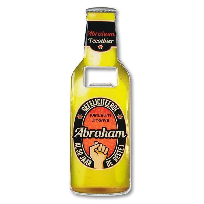 Bieropener Abraham 18,5cm, Hobby en Vrije tijd, Feestartikelen, Nieuw, Verzenden