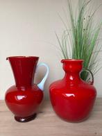 Made in Italien, Opalina Fiorentina Rot - Pichet (2) - Verre