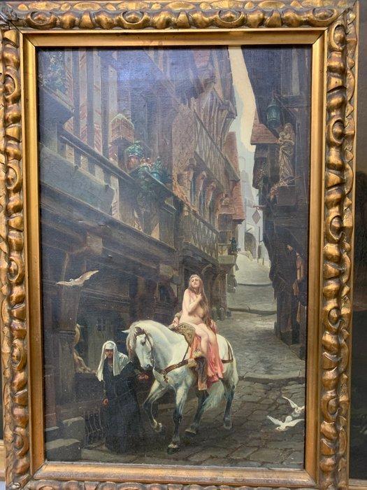 European school (XX), da Lefebvre - Lady Goodiva, Antiquités & Art, Art | Peinture | Classique
