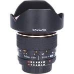 Tweedehands Samyang 14mm f/2.8 ED AS IF UMC Nikon AE CM4428, Overige typen, Ophalen of Verzenden