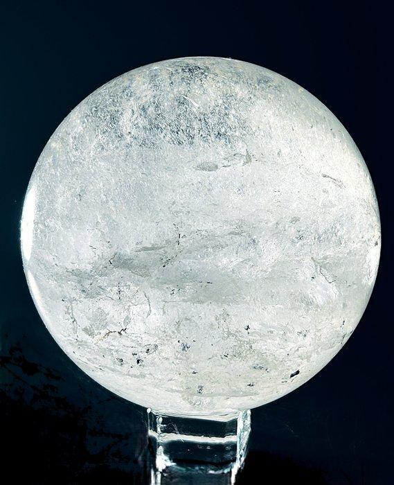 Heldere kwarts bol – Braziliaans rozenkristal Ø 93mm -, Collections, Minéraux & Fossiles