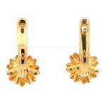 Oorbellen - 14 karaat Geel goud - 0.31ct. tw. Smaragd -, Nieuw