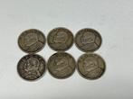 China, Republiek. 10 Cents Yr3 (1914) Yuan Shikai (6 coins), Timbres & Monnaies