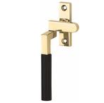 Raamboom Met sluitplaat links Bauhaus ebben messing ongelakt, Klink of Kruk