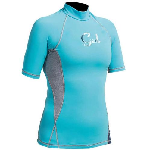 Gul Swami Short Sleeve Rash Vest Dames Turquoise Maat 34, Watersport en Boten, Watersportkleding, Nieuw, Ophalen of Verzenden