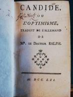 Voltaire - Candide ou l LOptimisme. Traduit de lAllemand, Antiquités & Art