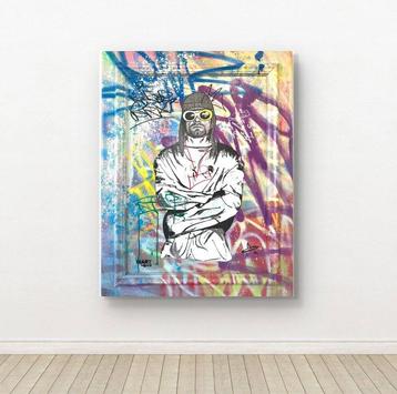 Mart Signed - Kurt Cobain (art is a disease), Antiquités & Art, Art | Peinture | Moderne