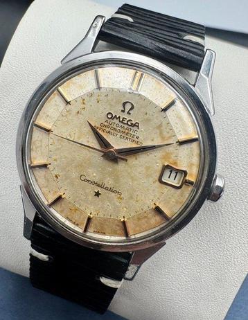 Omega - Constellation Pie Pan Tropical Patin Dial - 168.005, Handtassen en Accessoires, Horloges | Heren, Nieuw