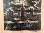 Frans Masereel - Zicht op Gent, Antiek en Kunst, Kunst | Litho's en Zeefdrukken, Verzenden