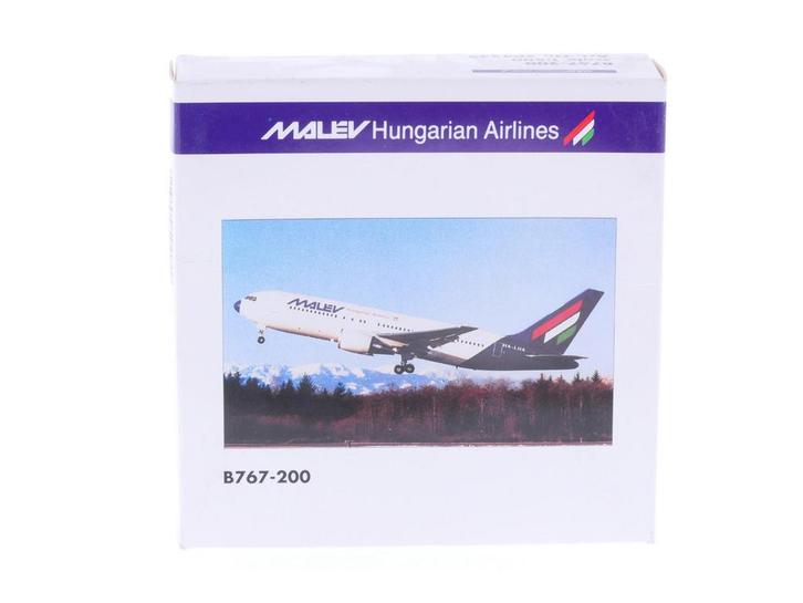 Schaal 1:500 Herpa 504249 Malev Hungarian Airlines Boeing..., Hobby en Vrije tijd, Modelbouw | Vliegtuigen en Helikopters, Gebruikt