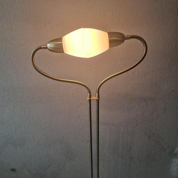 Lampadaire - massif - Laiton - Lampe de sol modulaire