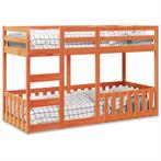 vidaXL Stapelbed massief grenenhout wasbruin 75x190 cm, Verzenden, Nieuw