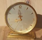 Tafelklok - Looping - goudkleurige messing - 1950-1960 -, Antiek en Kunst