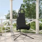 vidaXL Schommelstoel met kussen Oxford-stof en staal, Tuin en Terras, Verzenden, Nieuw