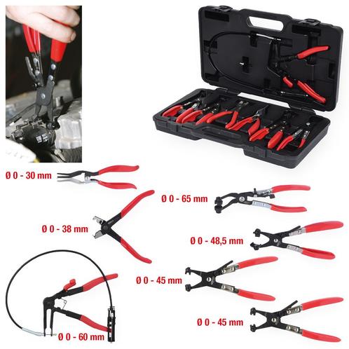KS Tools Slangklemtangenset 7-delig, Auto diversen, Autogereedschap, Nieuw, Verzenden
