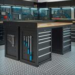 Datona Werkbank PRO - eiken werkblad - 24 lades - 200 cm -, Doe-het-zelf en Bouw, Ophalen of Verzenden, Nieuw