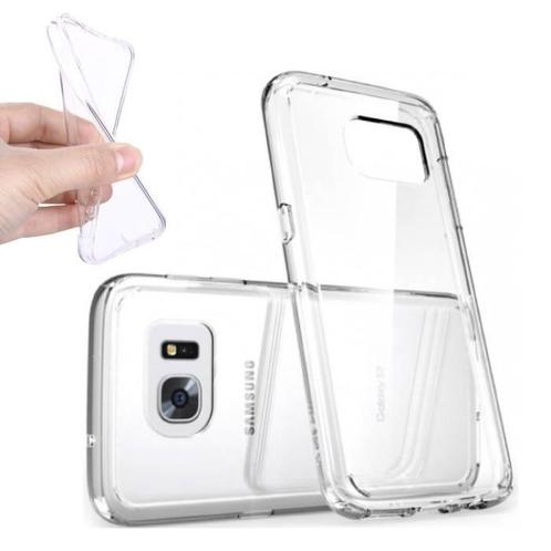Samsung Galaxy S6 Transparant Clear Case Cover Silicone TPU, Télécoms, Téléphonie mobile | Housses, Coques & Façades | Samsung