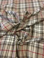 Zeer zachte stof met Schotse print, zonder reservering!! -