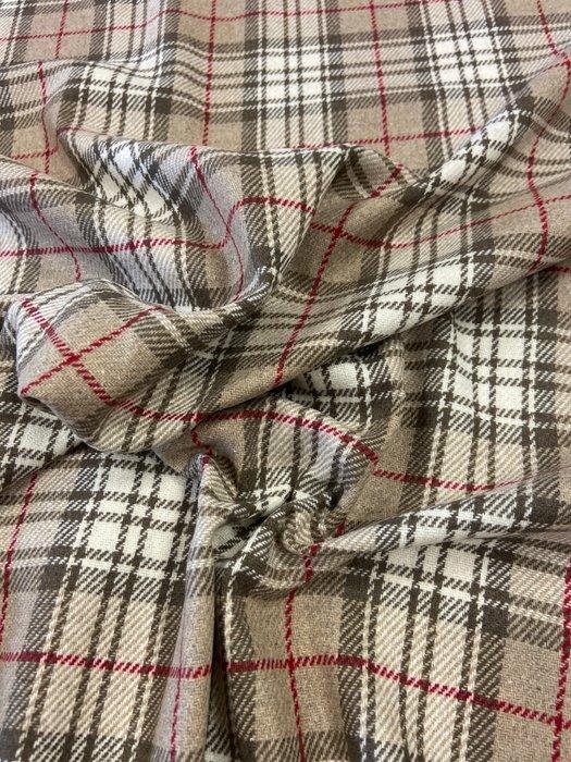 Zeer zachte stof met Schotse print, zonder reservering!! -, Antiek en Kunst, Curiosa en Brocante