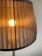 Statief tafellamp - XXL zilverkleurige tafellamp baluster -, Antiek en Kunst