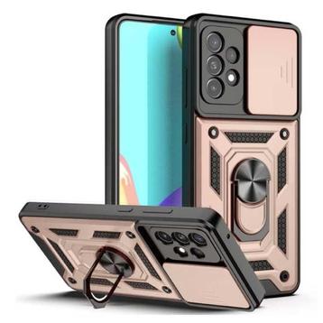 Samsung Galaxy A52 5G - Armor Hoesje met Kickstand en Camera, Verzenden