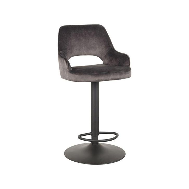 Nieuwe Barkruk Fabienne - Antraciet- Vintage/Café, Huis en Inrichting, Barkrukken, Ophalen