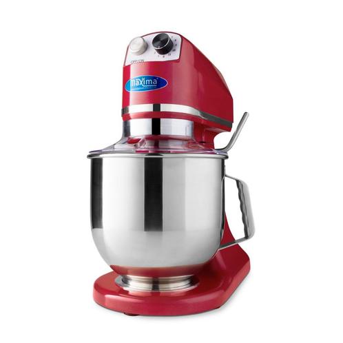 Planeetmenger - 7 L - Tot 2 Kg Deeg - Raspberry Rood, Elektronische apparatuur, Keukenmixers, Nieuw, 3 snelheden of meer, 4 liter of meer