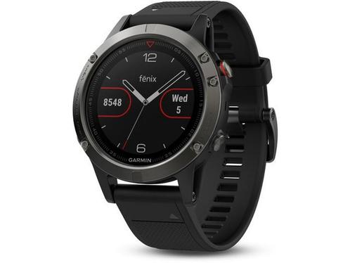 Garmin fnix 5 (47mm, standaard glas) Grijs (Zwart), Huis en Inrichting, Woonaccessoires | Overige, Zo goed als nieuw, Verzenden