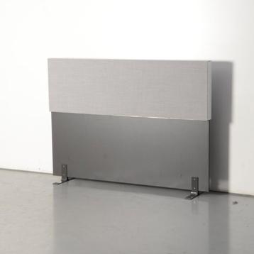 Officenow scheidingswand, zwart / grijs, 116 x 161 cm beschikbaar voor biedingen