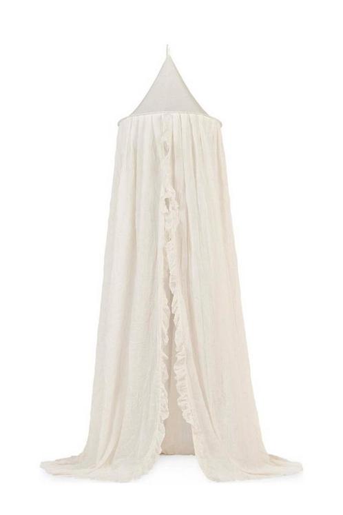 Klamboe  Jollein Vintage 245cm - Ivory Ruffle (Babykamer), Kinderen en Baby's, Kinderkamer | Complete kinderkamers, Nieuw, Verzenden